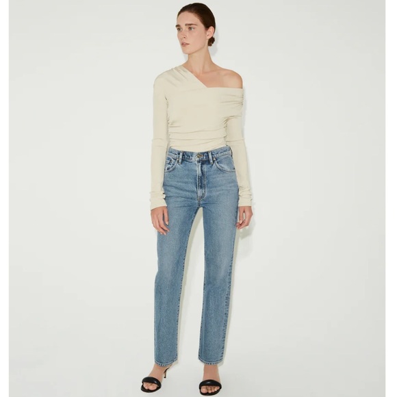 Goldsign NWOT High Rise Straight Leg Jeans size 26 - Picture 1 of 10